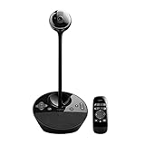Logitech BCC950 Videokonferenz-Webcam mit Freisprecheinrichtung, HD 1080p, 180°Blickfeld, Breitbandaudio, Motorisierte Kamera, Multidirektionaler Lautsprecher, Für 1-4 Personen, PC/Mac – Schwarz - 8