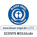 Kyocera Klimaschutz-System Ecosys M5526cdw Farblaser Multifunktionsdrucker (Drucker, Kopierer, Scanner, Faxgerät. Inkl. Mobile-Print-Funktion) Amazon Dash Replenishment-Kompatibel - 12