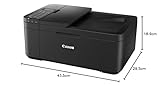 Canon PIXMA TR4551 Drucker Farbtintenstrahl Multifunktionsgerät DIN A4 (Farbdruck, Scanner, Kopierer, Fax, 4 in 1, 4.800 x 600 dpi, USB, WIFI, WLAN, Duplexdruck, Print App) schwarz - 3