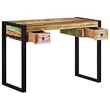 vidaXL Schreibtisch Recyceltes Massivholz Bürotisch Computertisch PC Tisch - 4