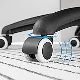 SONGMICS Racing Stuhl Bürostuhl Gaming Stuhl Chefsessel Drehstuhl PU schwarz OBG56B - 8
