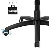 SONGMICS Racing Stuhl Bürostuhl Gaming Stuhl Chefsessel Drehstuhl PU schwarz OBG56B - 9