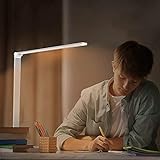 Schreibtischlampe, LED Schreibtischlampe Dimmbar Mit USB, Schwenkbar LED Tischlampe Bürolampe, 5 Farbtemperaturen, Tischleuchte für Büro und Haus – Weiß - 6