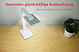 FeinTech LTL00100 LED Schreibtisch-Lampe Lichtfarbe warmweiß bis kaltweiß dimmbar 550 lm weiß - 4