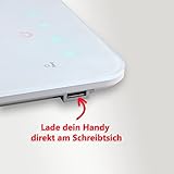 FeinTech LTL00100 LED Schreibtisch-Lampe Lichtfarbe warmweiß bis kaltweiß dimmbar 550 lm weiß - 8