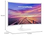 Samsung C32F391 80 cm (32 Zoll) Curved Monitor, Weiß - 6