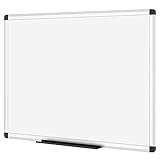 VIZ-PRO Whiteboard - mit Alurahmen, magnetisch - 90 x 60 cm