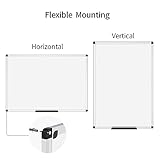 VIZ-PRO Whiteboard – mit Alurahmen, magnetisch – 90 x 60 cm - 3