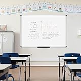 VIZ-PRO Whiteboard – mit Alurahmen, magnetisch – 90 x 60 cm - 6