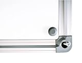 Whiteboard Magnettafel mit Alurahmen und großer Stiftablage, in 16 Größen, schutzlackiert magnethaftend, mit Montagematerial Größe:120×90 cm - 7