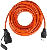 Brennenstuhl BREMAXX Verlängerungskabel (10m Kabel in orange, für den Einsatz im Außenbereich IP44, Stromkabel einsetzbar bis -35°C, öl- und UV-beständig) - 4