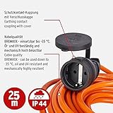 Brennenstuhl BREMAXX Verlängerungskabel (25m Kabel in orange, für den Einsatz im Außenbereich IP44, einsetzbar bis -35°C, öl- und UV-beständig) - 2