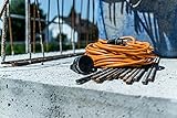 Brennenstuhl BREMAXX Verlängerungskabel (25m Kabel in orange, für den Einsatz im Außenbereich IP44, einsetzbar bis -35°C, öl- und UV-beständig) - 4