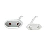 LogiLink CP125 Netzkabel Euro CEE 7/16 Stecker zu Buchse, 1m weiß - 6