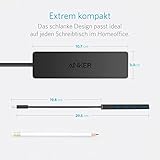 Anker Ultra Slim Extra Leicht 4 Port USB 3.0 Hub, Datenhub für MacBook, MacBook Air / Pro / Mini, iMac, MacPro, Windows Laptops und Ultrabooks, sowie PCs und mehr (Schwarz) - 6