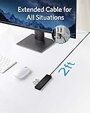 Anker Schlanker und leistungsstarker 4-Port USB 3.0 Datenhub mit verlängertem 60cm Kabel, für MacBook, Pro/Mini, iMac, Surface Pro, XPS, Notebook PC, USB Flash Drives, Mobile HDD und mehr - 3