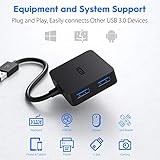 USB 3.0 HUB, ICZI Mini Quadrat USB 3.0 Hub, Extra Leicht 4 Port USB 3.0 Datenhub für Windows Laptop und Andere USB 3.0 Kompatibel Geräten - 2