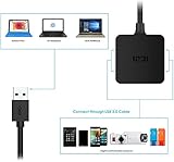 USB 3.0 HUB, ICZI Mini Quadrat USB 3.0 Hub, Extra Leicht 4 Port USB 3.0 Datenhub für Windows Laptop und Andere USB 3.0 Kompatibel Geräten - 6