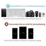 Sabrent 4-Port USB 3.0 Hub mit einzelnen Power Schalter und LEDs (HB-UM43) - 7