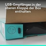 Logitech MK270 Kabelloses Tastatur-Maus-Set, 2.4 GHz Wireless Verbindung via Nano USB-Empfänger, Lange Akkulaufzeit, Für Windows und ChromeOS, Deutsches QWERTZ-Layout – schwarz - 12