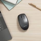 Logitech B100 Maus mit Kabel, USB-Anschluss, 800 DPI Optischer Sensor, 3 Tasten, Für Links- und Rechtshänder, PC/Mac – schwarz - 2