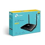 TP-Link TL-MR6400 WLAN Cat4 + N300 Mbps 4G LTE Router (150 Mbit/s im Download, 300 Mbit/s 2,4GHz), frei konfigurierbarer LAN/WAN-Port), schwarz - 8