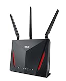 Asus RT-AC86U Home Office Router (Ai Mesh WLAN System, WiFi 5 AC2900, Gaming Engine, Gigabit LAN, App Steuerung, AiProtection, USB 3.0, VPN, PPTP, OpenVPN)