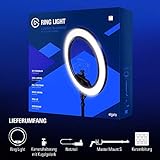Elgato Ring Light, Premium Ringleuchte, 2.500 Lumen, Multi-Layer-Technologie, Farbtemperatur einstellbar, App-Steuerung für Mac, Windows, Android - 10