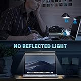 GlobaLink Screen Schreibtischlampen E-Reading Lampe Computer Monitor Lampe Dimmbar, Augenpflege, USB aufladen, Einstellbare Helligkeit und Farbtemperatur Arbeitslampe Schwarz - 4