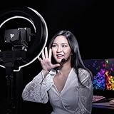 Razer Kiyo – Streaming-Kamera mit Ring-Beleuchtung (USB Webcam, HD-Video 720p, 60 FPS, kompatibel mit Open Broadcaster Sofware, Xsplit, Autofokus, Kamera-Clip, Stativ-Anschluss) - 11