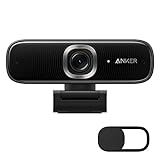 Anker PowerConf C300 Smart Full HD Webcam, mit AI Autofokus & Bildeinstellungen, 1080p Webcam, Mikrofone mit Geräuschunterdrückung, Regulierbarer Sichtwinkel, HDR, Lichtkorrektur, Zoom-Zertifiziert