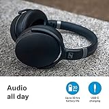 Kabelloser Sennheiser HD 450SE-Kopfhörer mit Sprachassistenten-Integration, Bluetooth 5.0 und aktiver Geräuschunterdrückung - 4