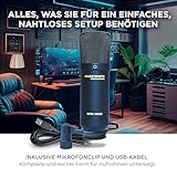 Marantz Professional MPM-1000U – Großmembran USB Kondensator Mikrofon mit Nierencharakteristik für Podcasting und Studio Recording, Twitch, Gaming inkl. USB-Kabel und Mic Clip - 5