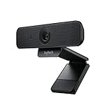 Logitech C925e Business-Webcam, HD 1080p, 78° Blickfeld, Autofokus, RightLight 2 Technologie, Abdeckblende, 2 Stereomikrofone, Für Skype Business, WebEx, Lync, Cisco, etc., PC/Mac – Schwarz - 2