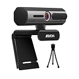 EACH 1080P Full HD Autofokus Webcam,CA601 USB-Kamera mit Webcam-Cover, Desktop- oder Laptop-Webcam für Videoanrufe und -aufnahmen