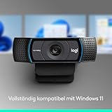 Logitech C920 HD Pro Webcam (USB, Autofokus, Mikrofon) schwarz - 4