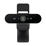 Logitech Brio Stream Webcam, 4K Ultra-HD 1080p, Weites anpassbares Blickfeld, USB-Anschluss, Abdeckblende, Abnehmbarer Clip, Für Skype, Zoom, Xsplit, Youtube, PC - Schwarz, Streaming Edition