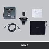 Logitech Brio Stream Webcam, 4K Ultra-HD 1080p, Weites anpassbares Blickfeld, USB-Anschluss, Abdeckblende, Abnehmbarer Clip, Für Skype, Zoom, Xsplit, Youtube, PC – Schwarz, Streaming Edition - 10