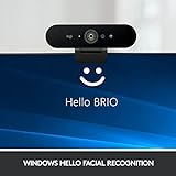Logitech Brio Stream Webcam, 4K Ultra-HD 1080p, Weites anpassbares Blickfeld, USB-Anschluss, Abdeckblende, Abnehmbarer Clip, Für Skype, Zoom, Xsplit, Youtube, PC – Schwarz, Streaming Edition - 9