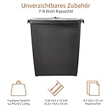AmazonBasics Aktenvernichter, 7-8 Blatt, Streifenschnitt, CD-Schredder - 5