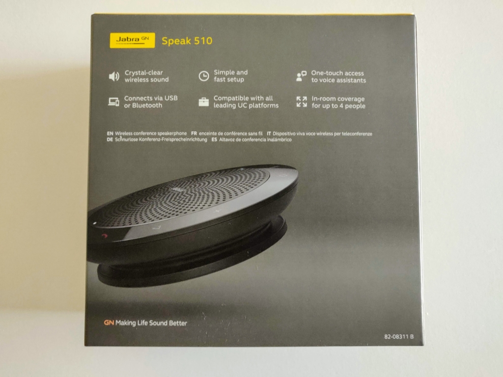 Jabra Speak 510 - Karton Rückseite